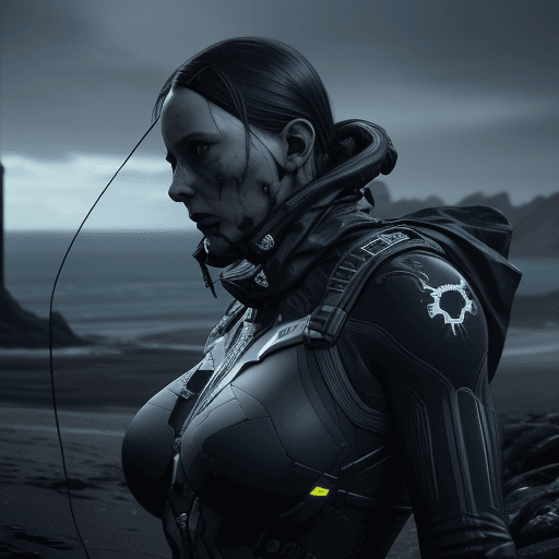 AI generated: Death Stranding scenery, perfume, dynamic lighting, hyper detail features, ray tracing, high flare, ...