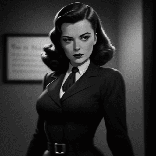 AI generated: It seems like you've provided a detailed description or script for a movie clip featuring a noir-sty...