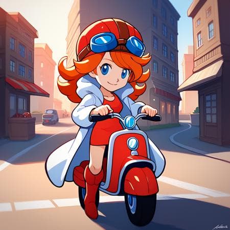 Mona モナ // Pony Character LoRA // WarioWare メイド イン ワリオ