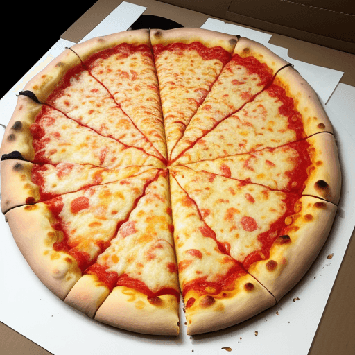 AI generated: Photo of a ultra realistic Extra Cheese Pizza