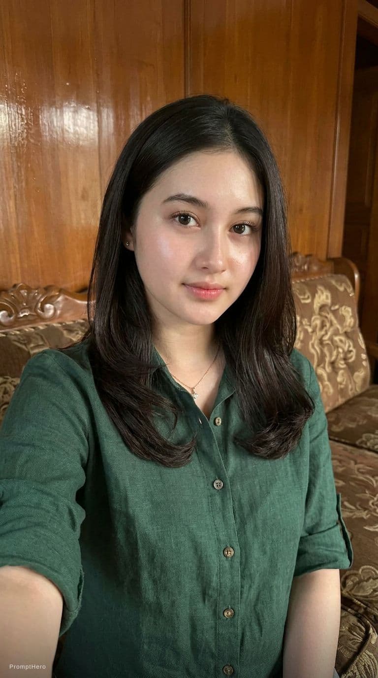 AI generated: Change her outfit 