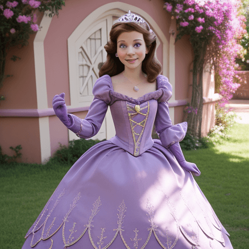 AI generated:  sofia the first from disney
