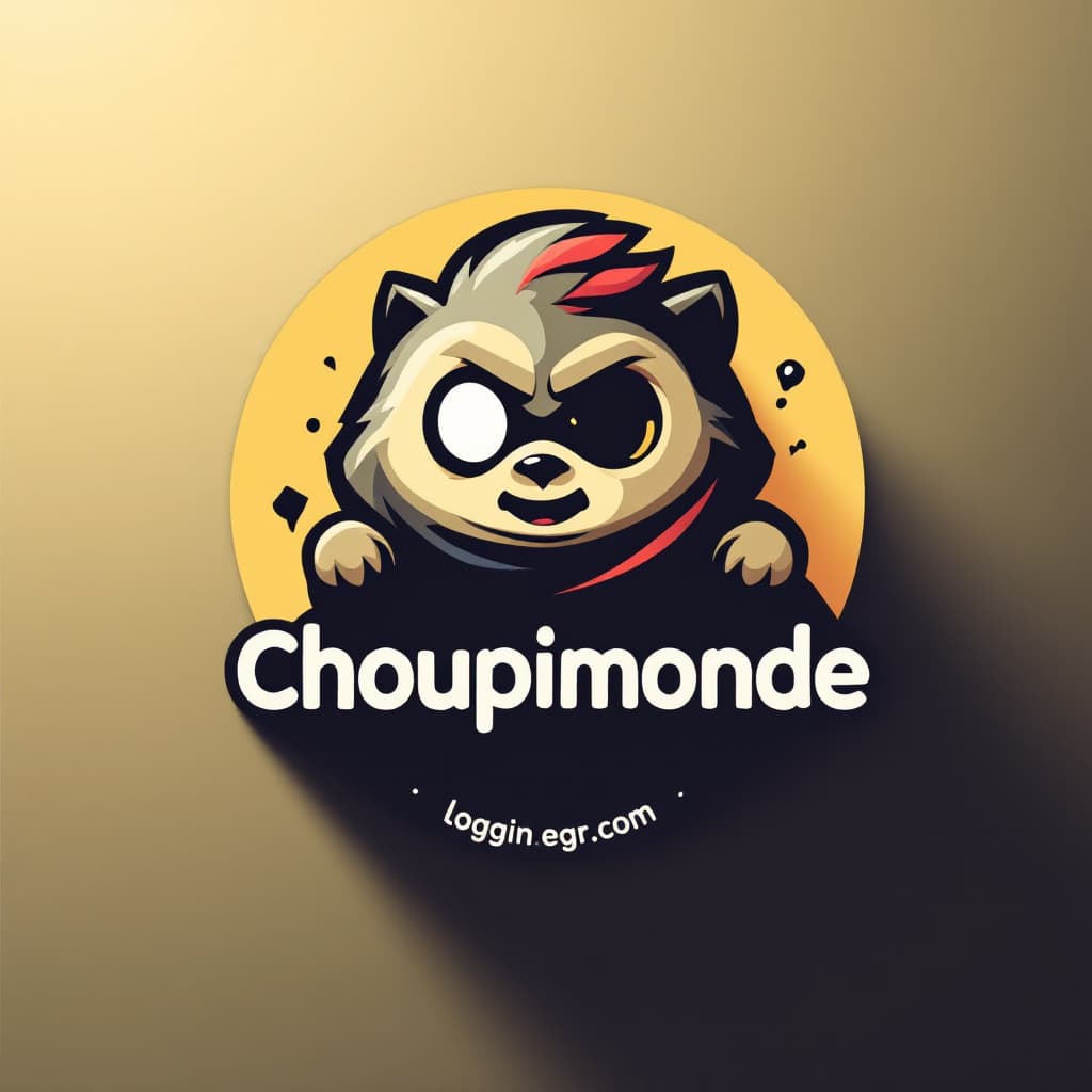 AI generated: A cartoon and modern logo design startup, featuring a stylized cartoon icon with sharp,The overall s...
