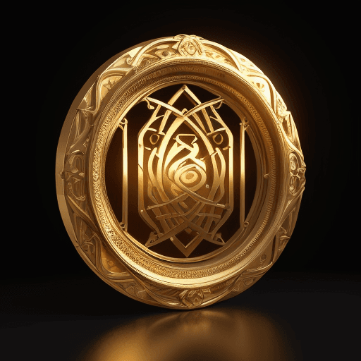 AI generated: new logo for a 3d design house, best quality, ultra high resolution, intricate details, cinematic li...