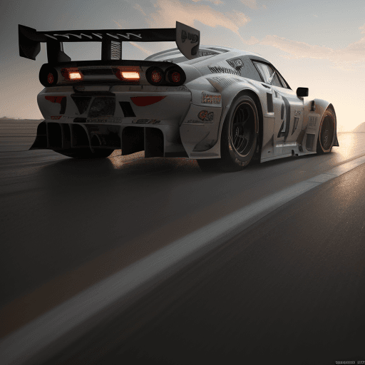 AI generated: Photo of a ultra realistic Race car driver, dramatic light, pale sunrise, cinematic lighting, batter...