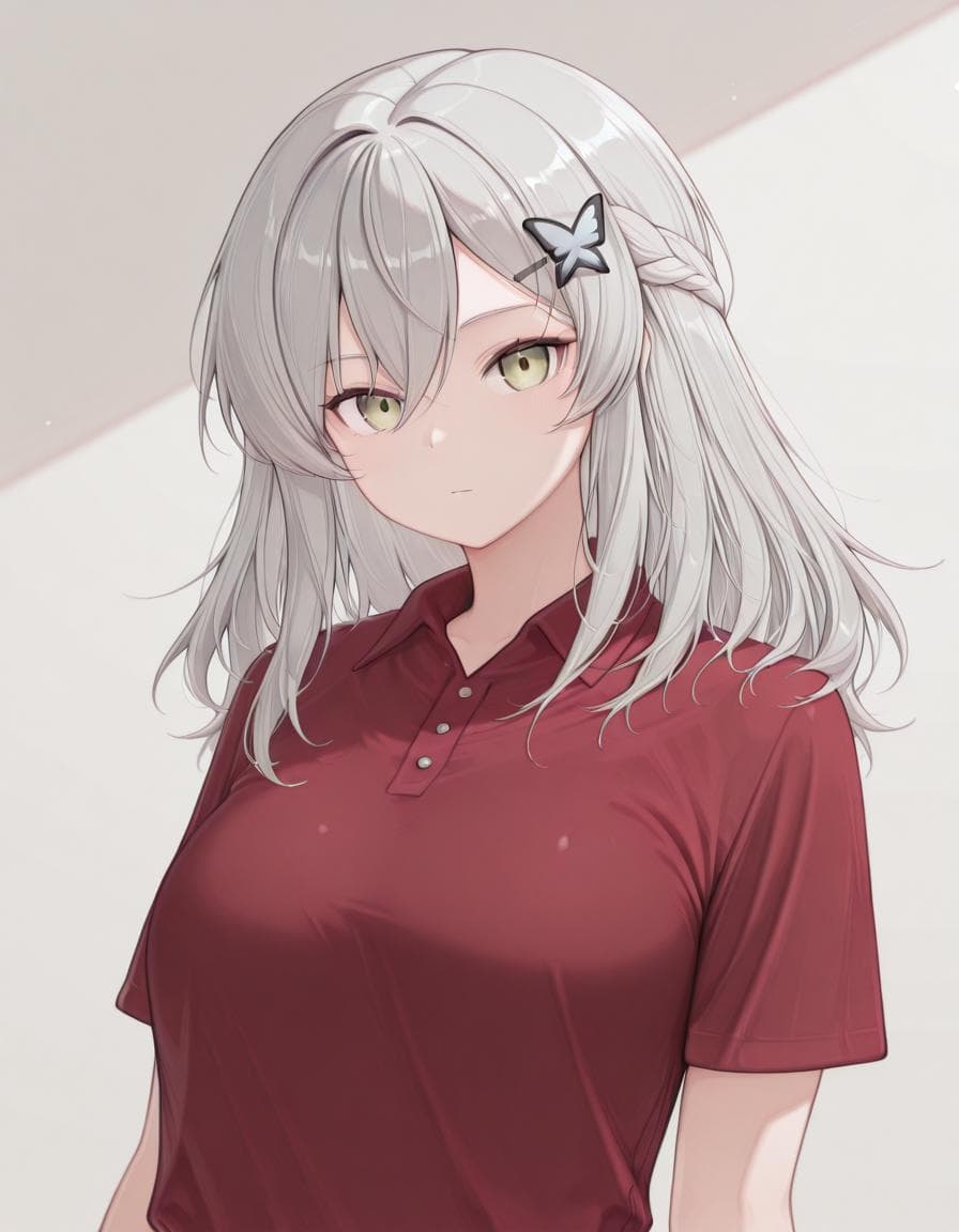 plain color polo shirt - Image 2