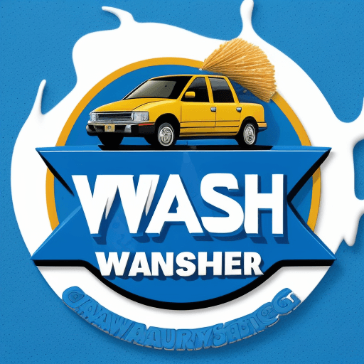 AI generated: Car Wash Logo 
