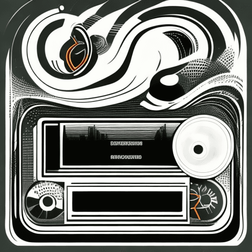 AI generated: Retro Illustration about Motion Design