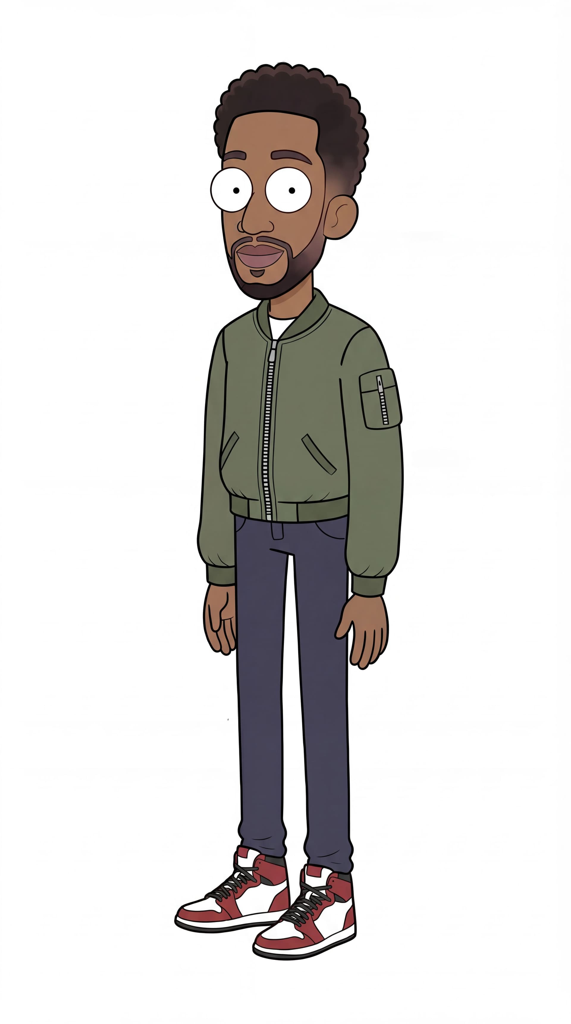AI generated: can you make my head more narrower.