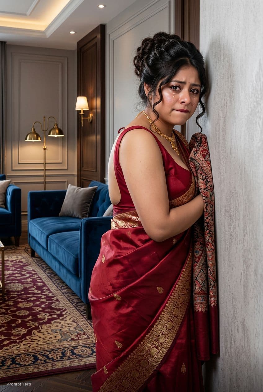 AI generated: full body view  of most beautiful girl as most beautiful indian realstic girl with plus size FLAT st...
