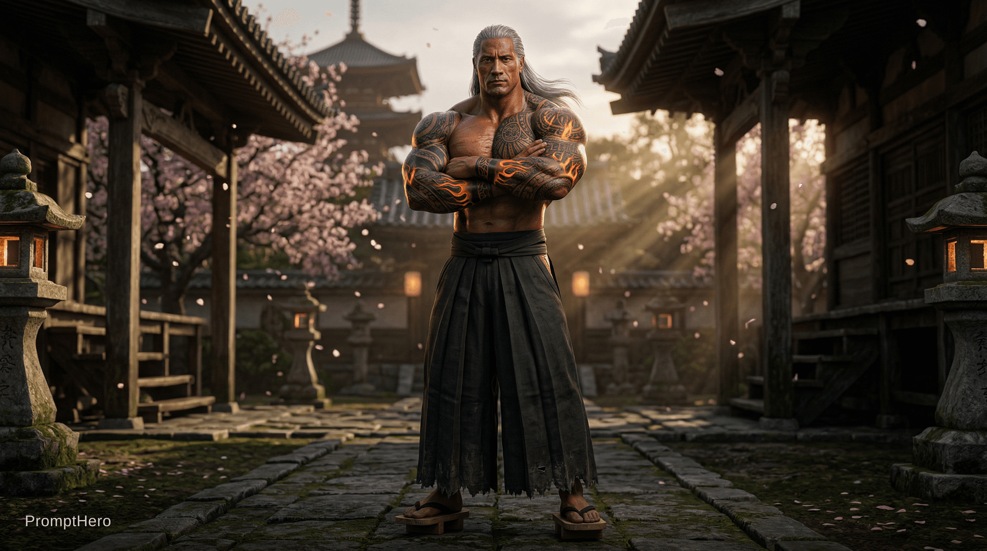 AI generated: (masterpiece, best quality, ultra-detailed, photorealistic, 8k, hyperrealistic), solo muscular man 4...