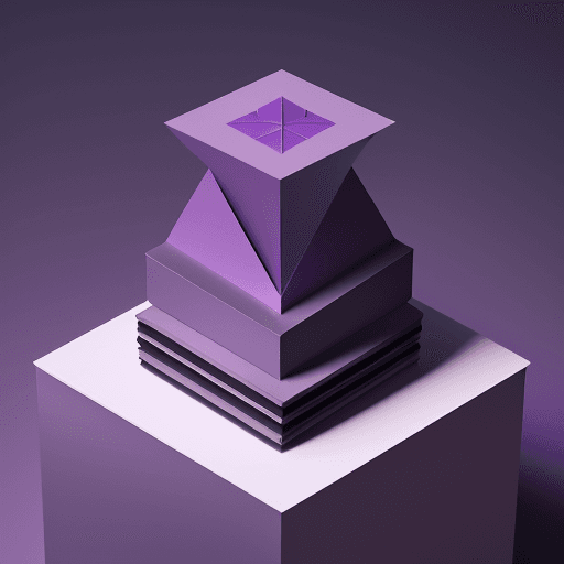 AI generated: production photography, airdrop presentation, in the air geometric and the ground is full of crypto ...