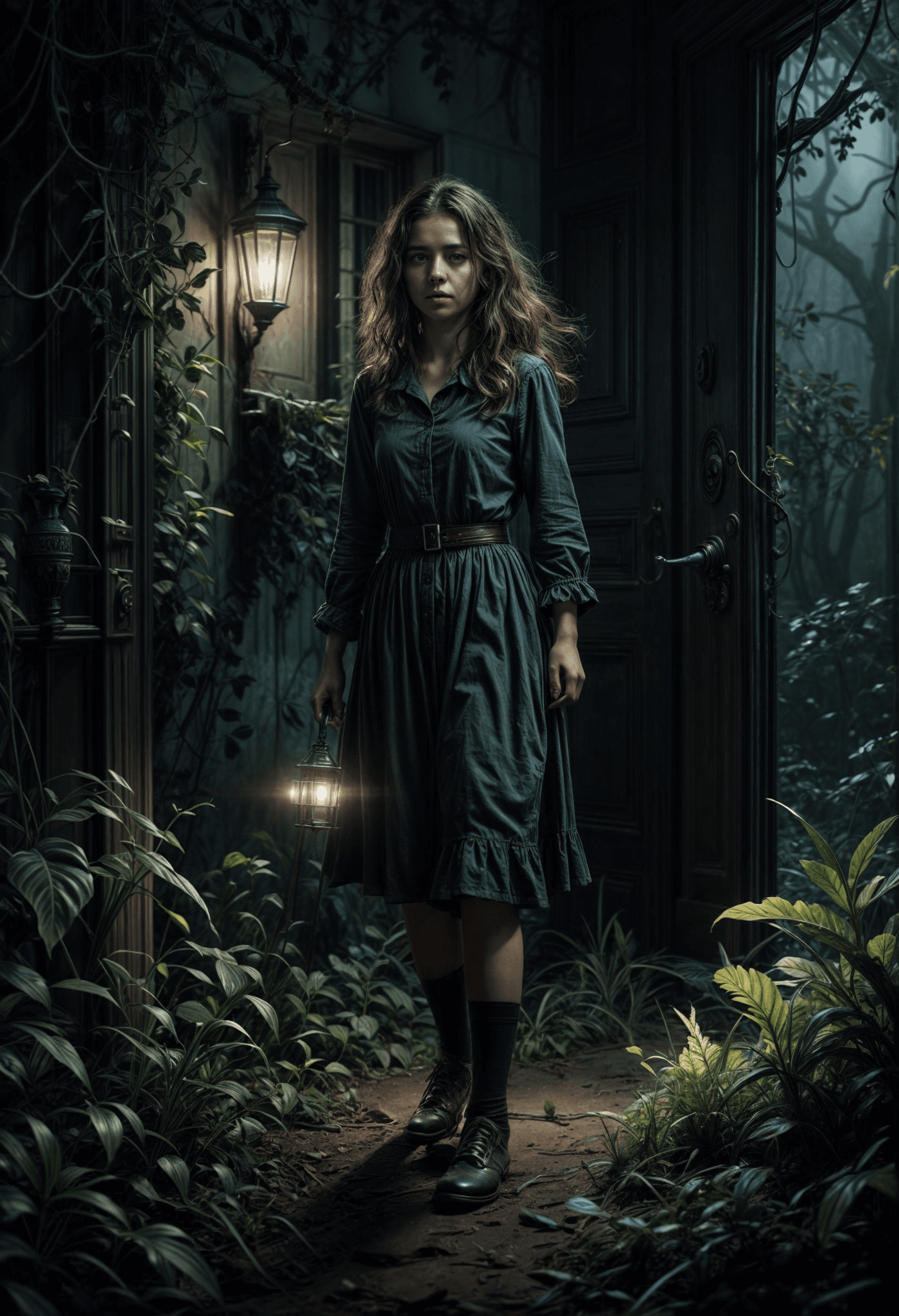 AI generated: A brave and curious soul named Emily disregarded the villagers' warnings and decided to uncover the ...
