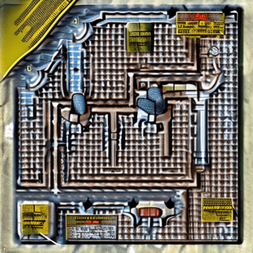 AI generated: D&D 5e battle map of an ancient dwarven burial chamber