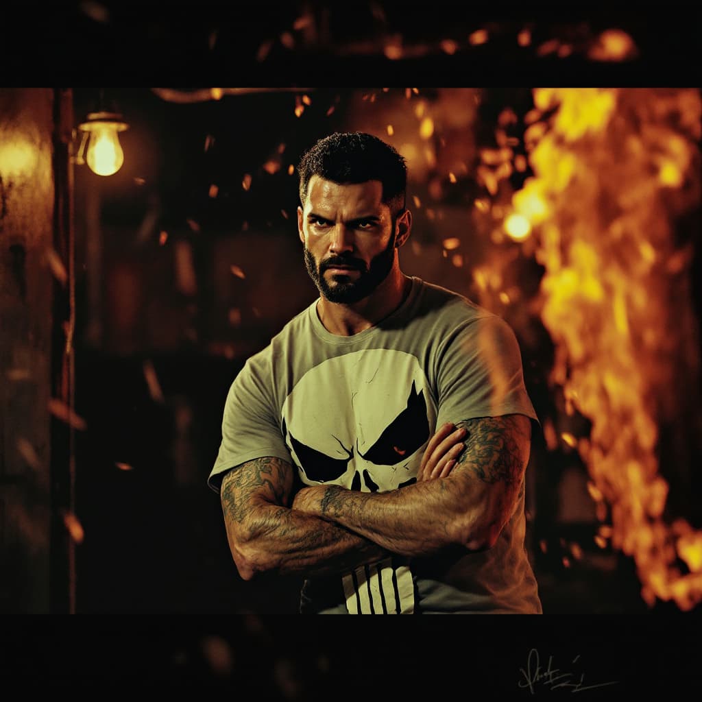 AI generated: Frank Grillo as The Punisher 