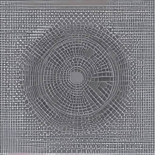 AI generated: Create simple 3D algorithmic model image - white background