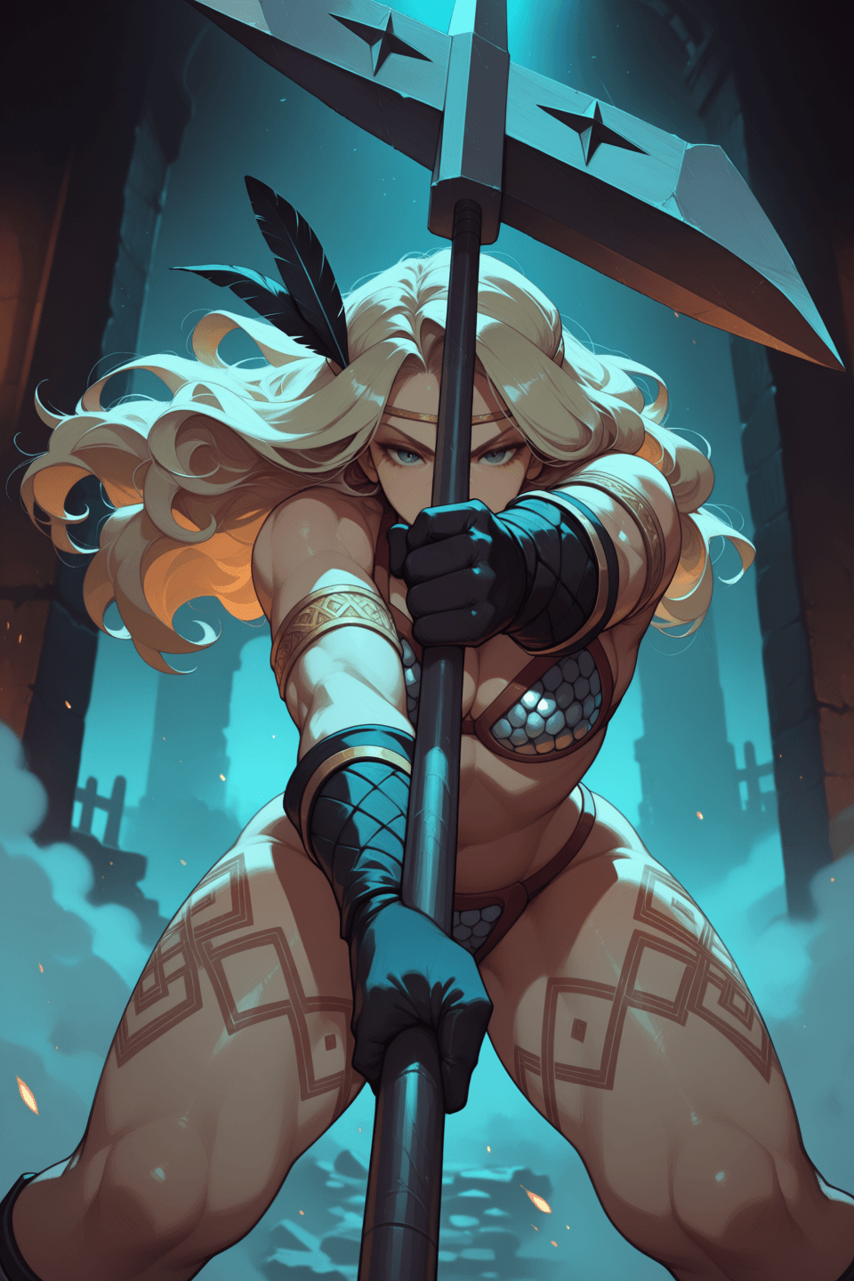 Amazon: Dragon's Crown (Anima illustrious NoobAI-vPred)
