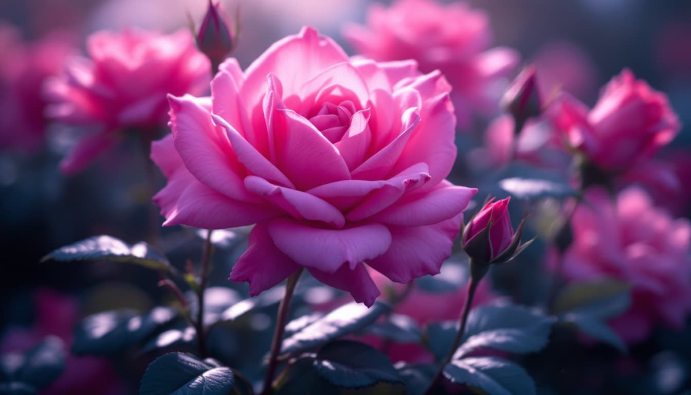 AI generated: (flower), (rose), (rose), (no_human), (no_female), ((realistic_rose)), cinematic shot, dynamic light...