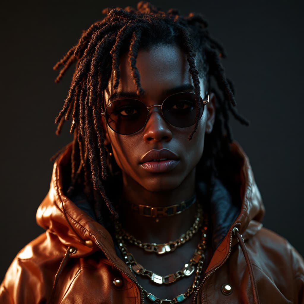 AI generated: hip hop character, 4k, hyper realistic, focused, extreme details, unreal engine 5, cinematic, master...