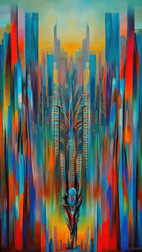 AI generated: abstract cityscape impressionist ist art style
creature art in an impressionistic style abstract ist...