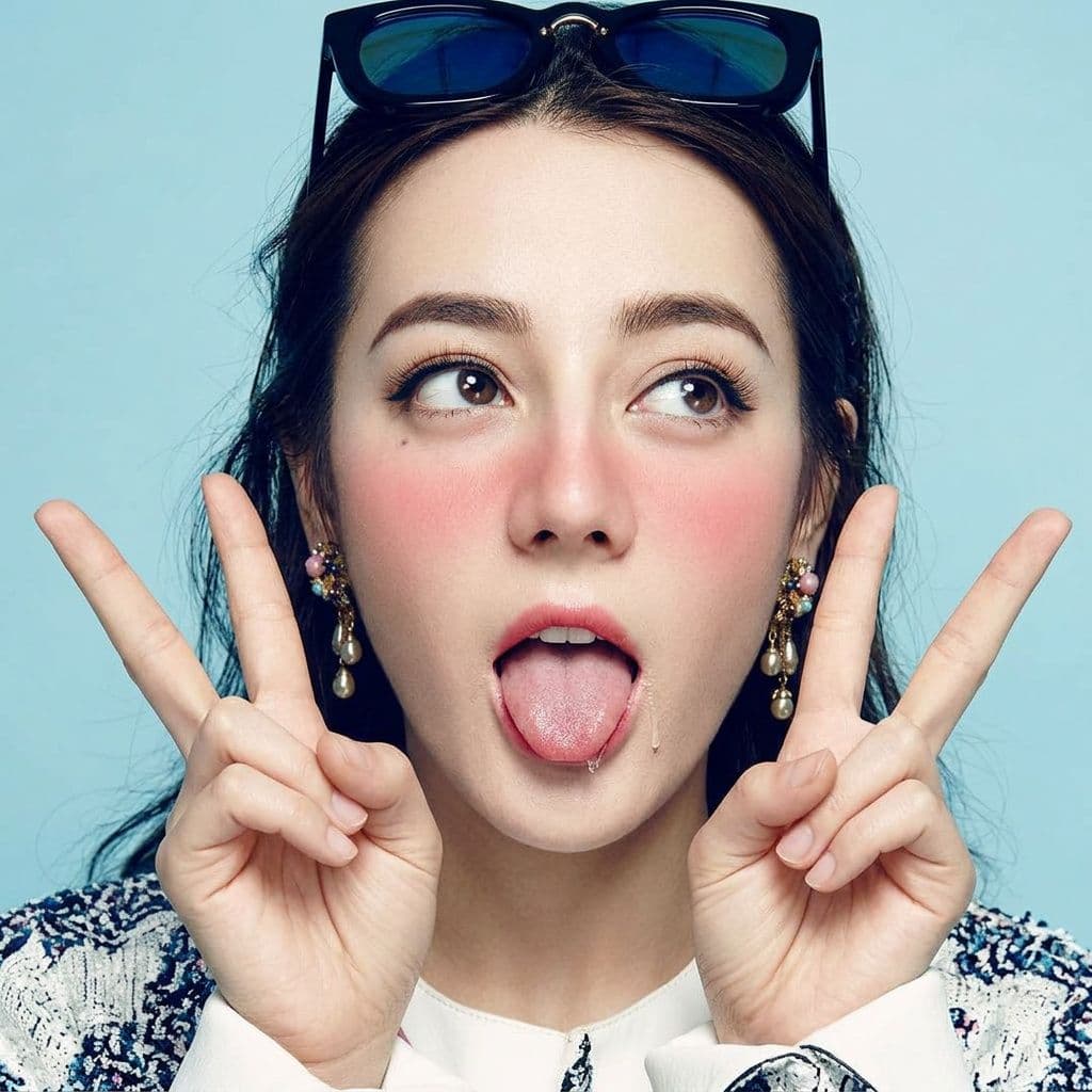 AI generated: ahegao, rolling eyes, cross-eyed, tongue outheavy blush, drooling,mind blank, double peace sign