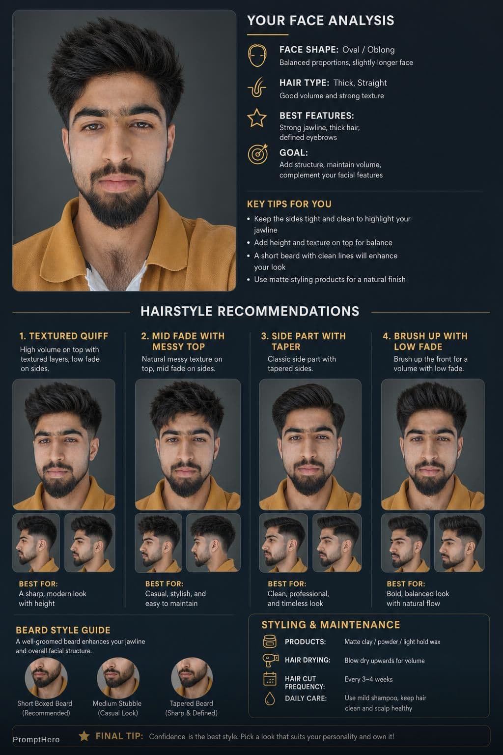 AI generated: Analyse my face suggest my hairstyle create graphics