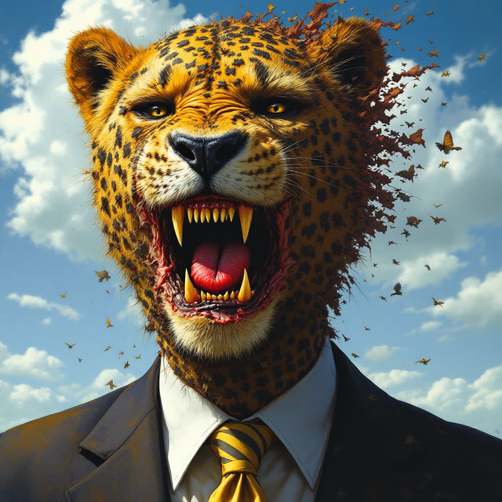AI generated: lepards ate my face, politiical party
