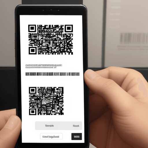 AI generated: create a QR code use the photo in background.