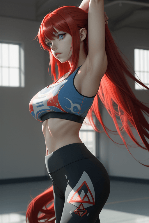 AI generated: <lora:RiasGremoryLora_v1:0.5> Rias Gremory, 1girl, bangs, red hair, breasts, closed mouth, expressio...