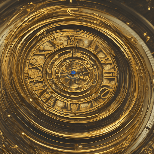 AI generated: 5 minutes timelapse photography of a clock, highly detailed