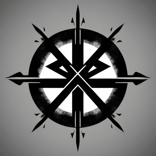 AI generated: Anarchy Equals Peace Logo Design