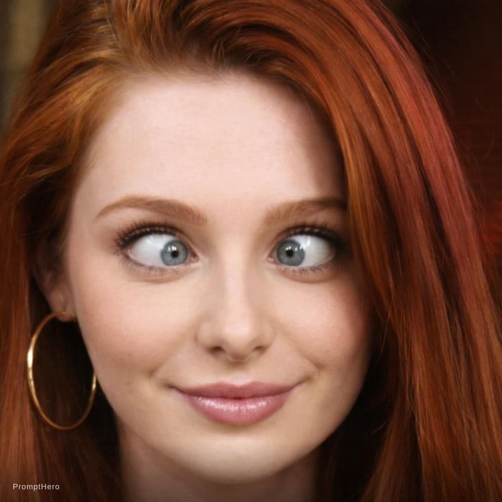 AI generated: Cross the eyes