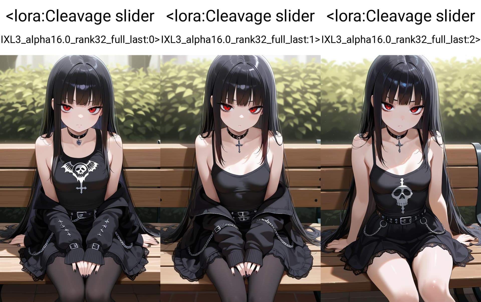 Cleavage  slider IllustriousXL