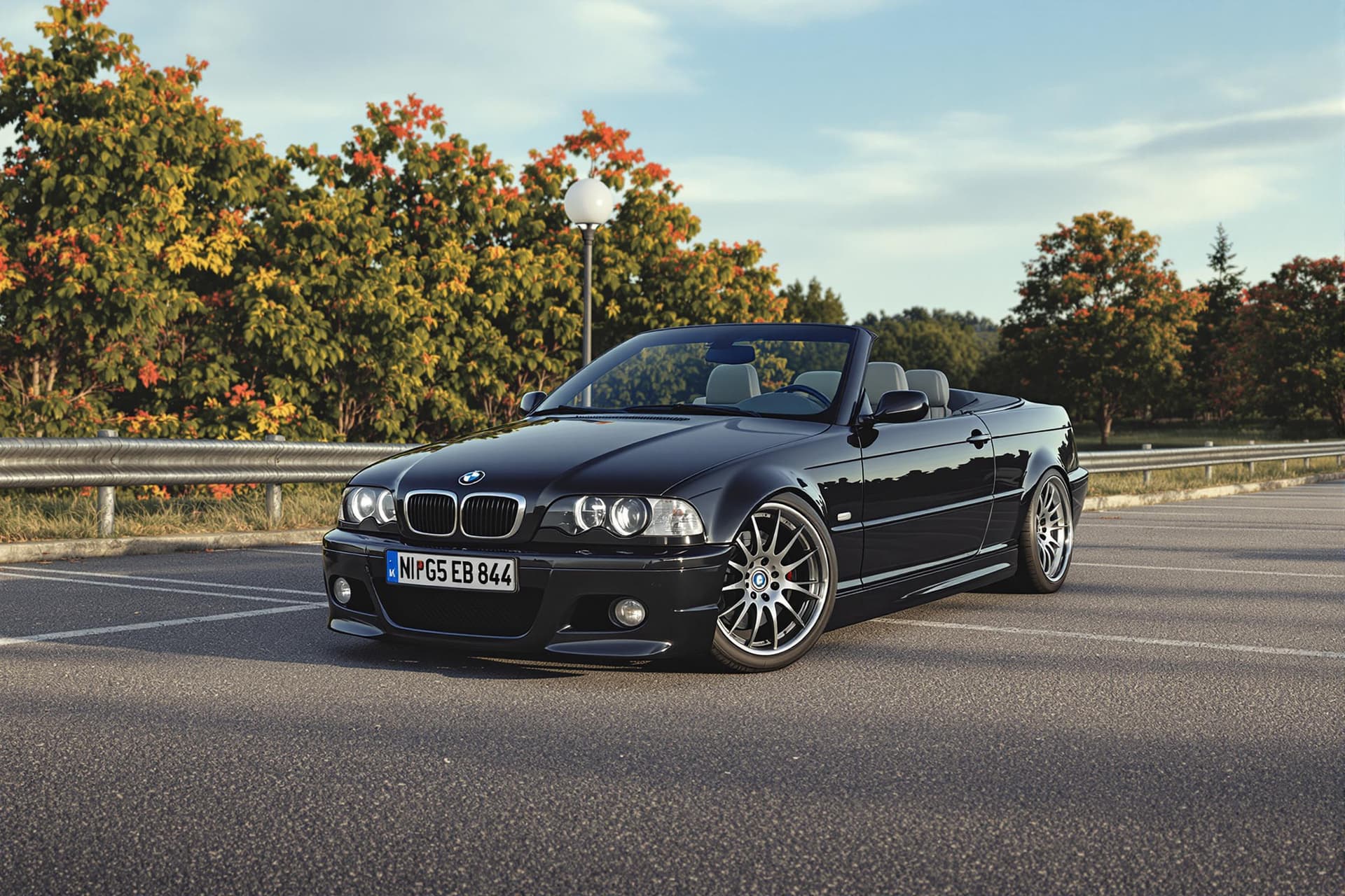 AI generated: bmw e39 convertible, cinematic, hyper realism, high detail, octane render, 8k