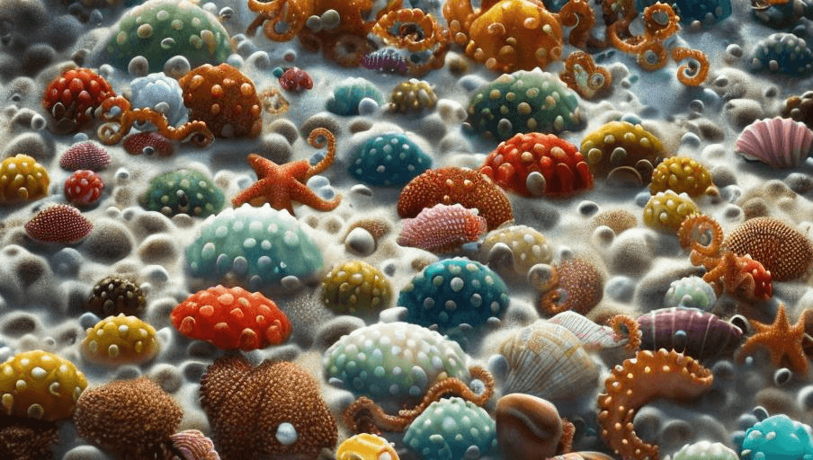AI generated: insanely detailed 3d render, Cute octopus , floating on sea stormy waves and low poly rock, cozy ind...