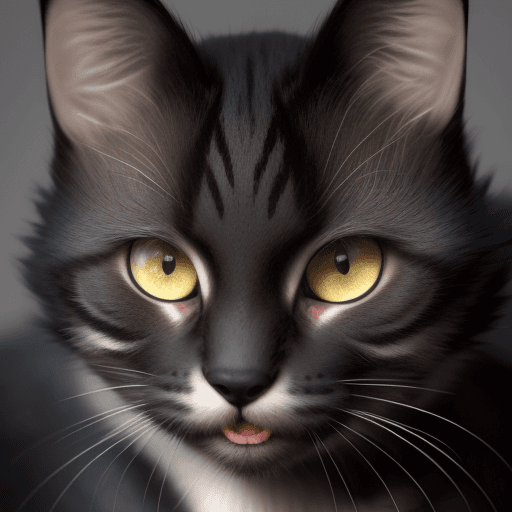 AI generated: Animal Elegido: Gatita negra, ya que los gatos son generalmente vistos como inteligentes y curiosos....