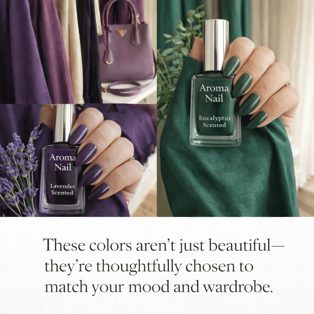 AI generated: These colors aren't just beautiful they're thoughtfully chosen to match your mood and wardrobe. 