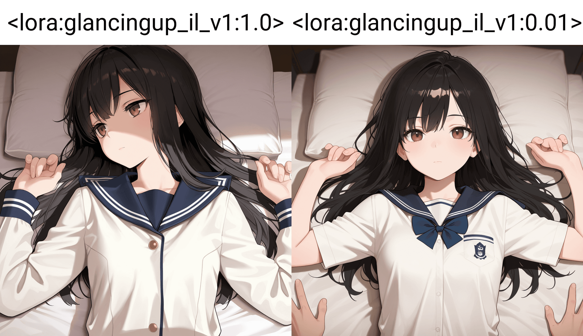 Glancing Up / 上の空