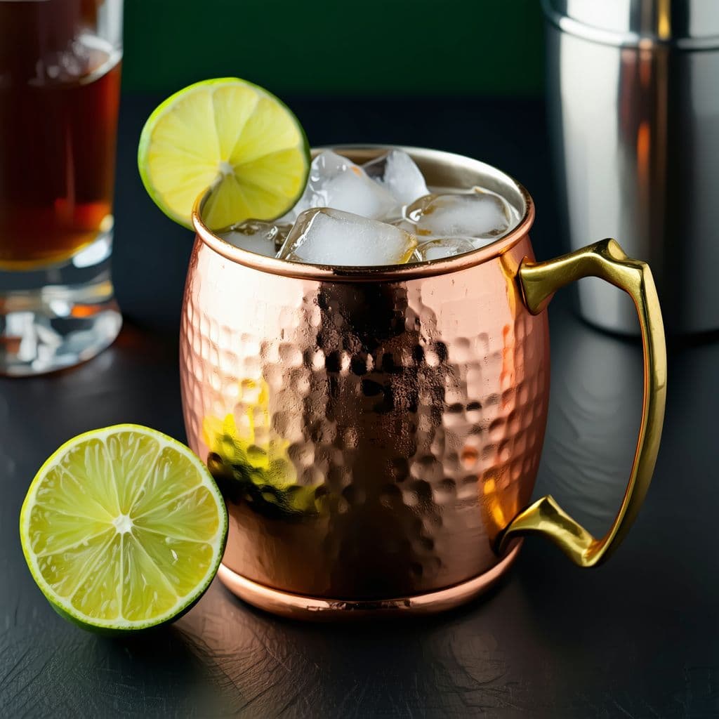 AI generated: Word art with a recipe for a Moscow Mule 

Ingredients:

2 ounces vodka: (59 ml)

0.5 fluid ounce li...