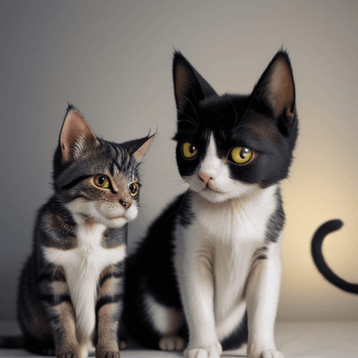 AI generated: cat and moth hybrid