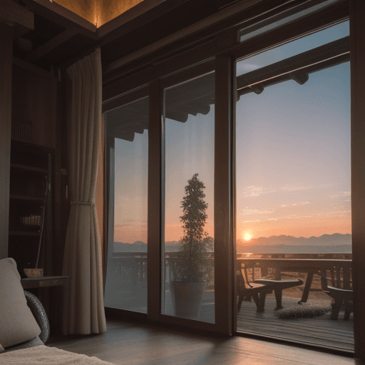 AI generated: High resolution photography sunset  cozy atmosphere; 8k, intricate detail, photorealistic, realistic...