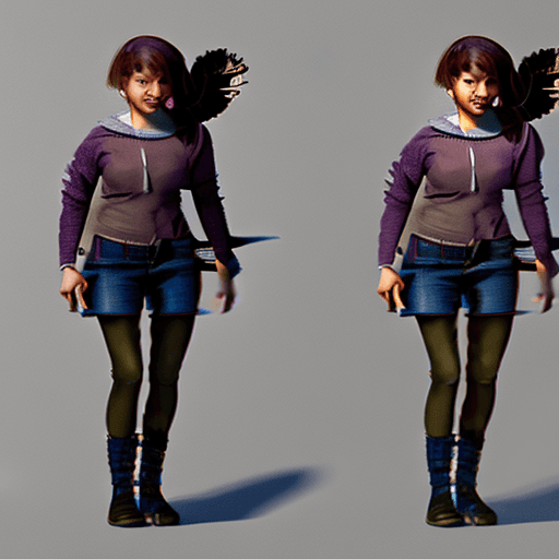 AI generated: full body portrait of Dilraba, slight smile, diffuse natural sun lights, autumn lights, highly detai...