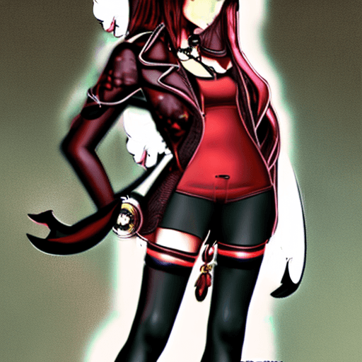 AI generated: 1 girl, nico robin,horns,(((dark skin girl))),(((red skin girl))),(((demon girl))),red skin, demon w...