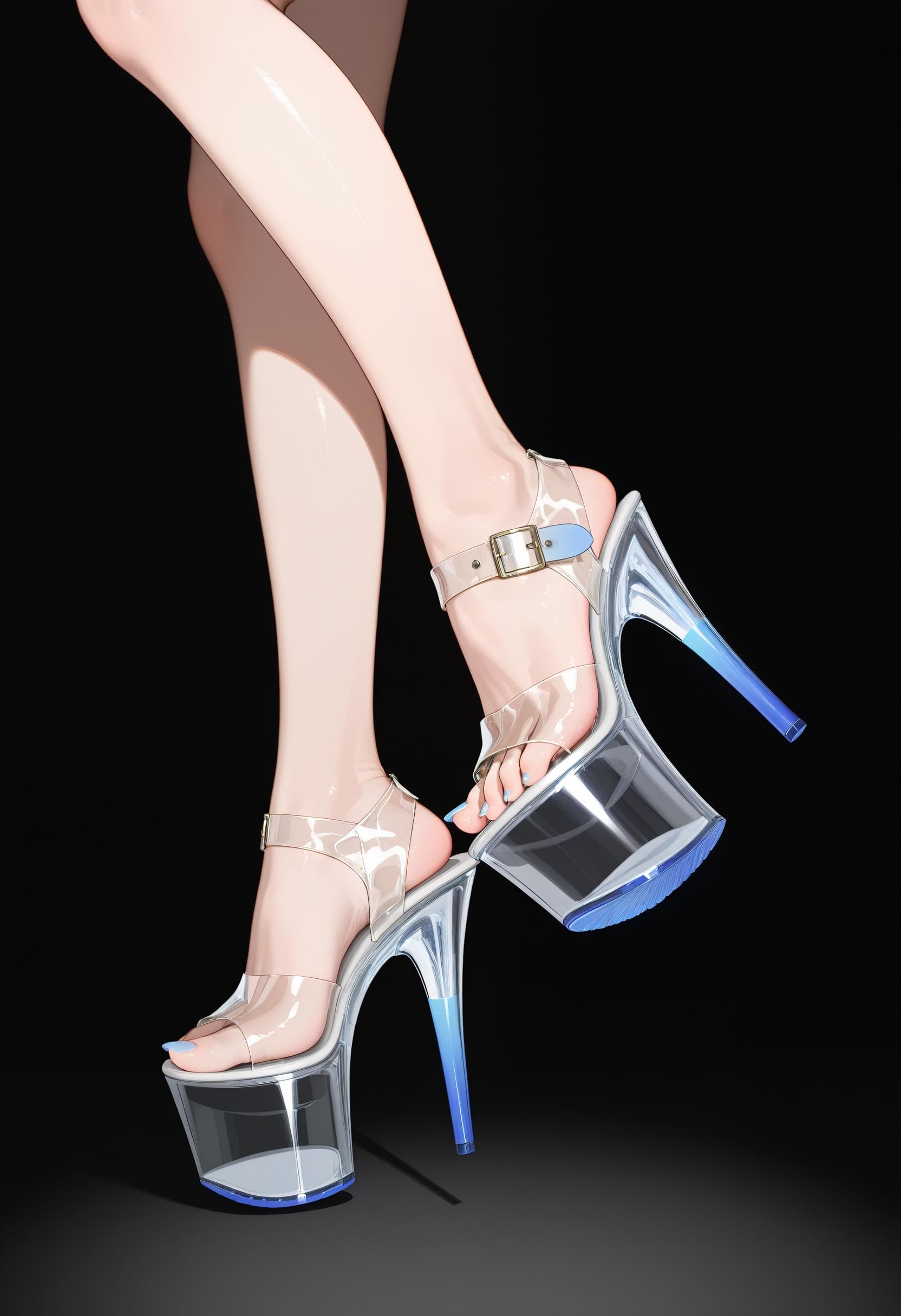 Clear Pleaser Heels - Image 2