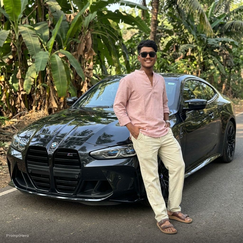 AI generated: Bmw black