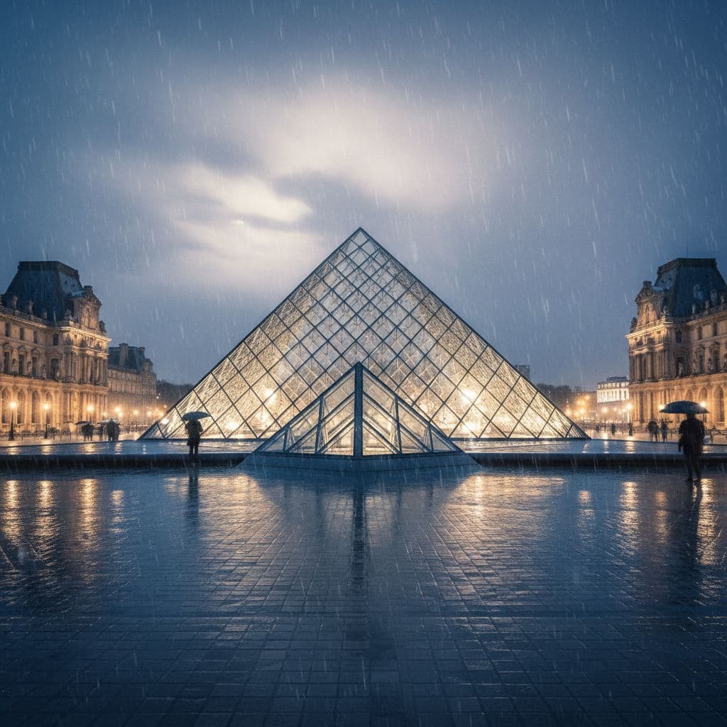 AI generated: a paris Louvre