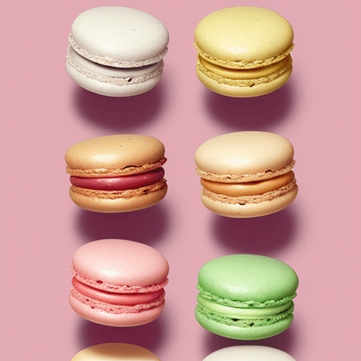 AI generated: draw Fruit Macarons
Delicate macarons with a crunchy texture on the outside and soft on the inside, ...