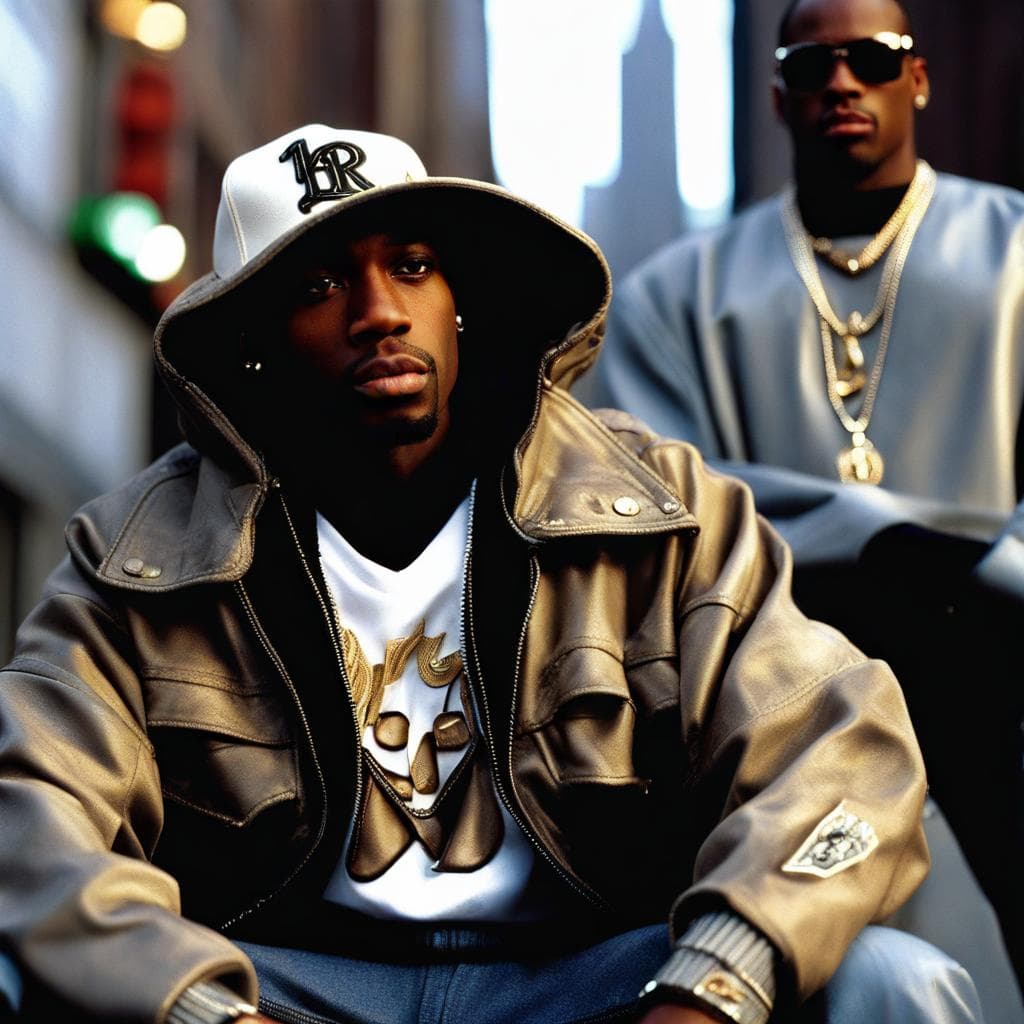 AI generated: Explore the influence of brands like Sean John and Rocawear on urban fashion during the early 2000s,...