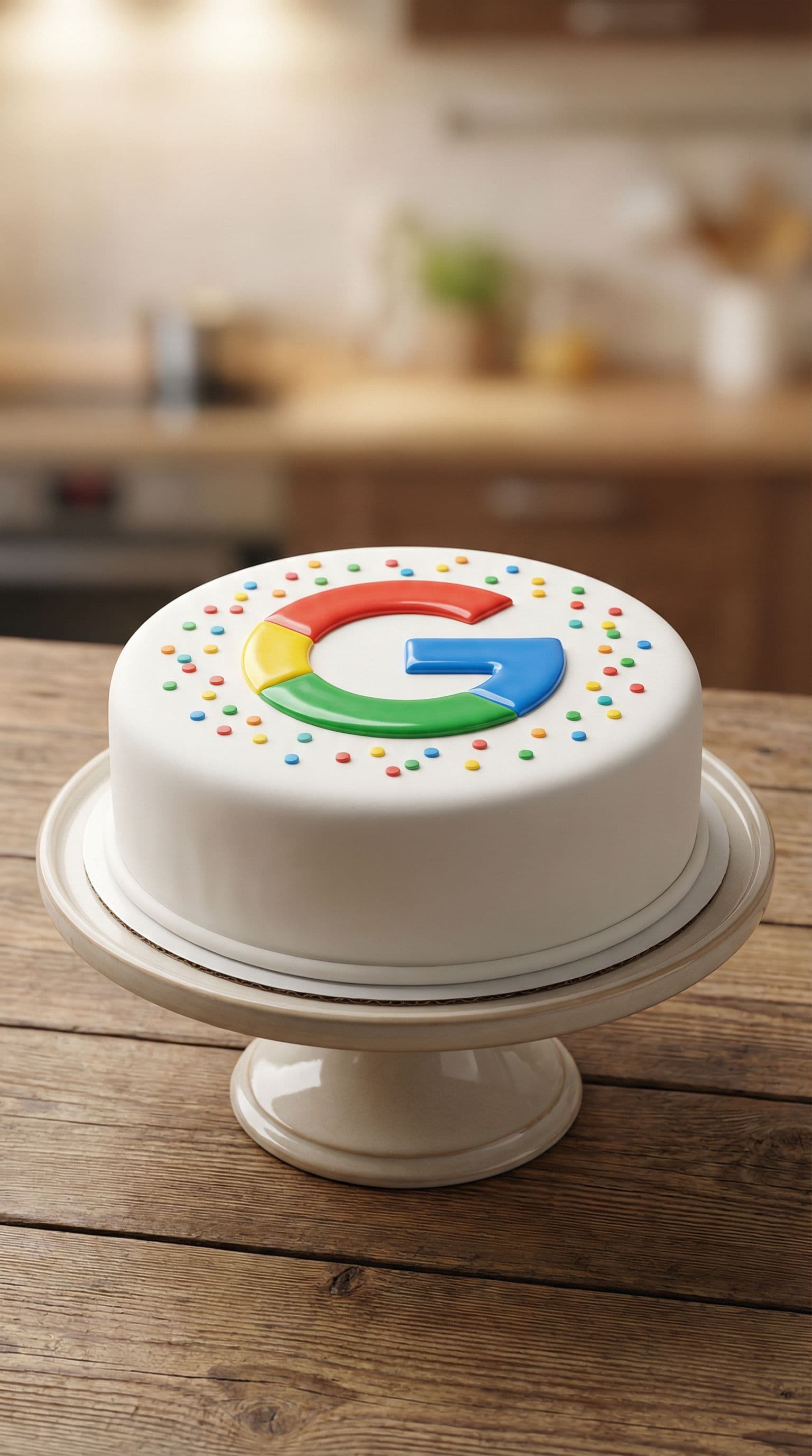 AI generated: {
  "prompt": "highly detailed studio photo of a round birthday cake on a wooden table, decorated wi...