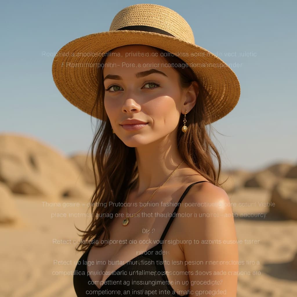 AI generated: A highly-detailed, photorealistic outdoor fashion portrait of a stunning young japanese woman posing...